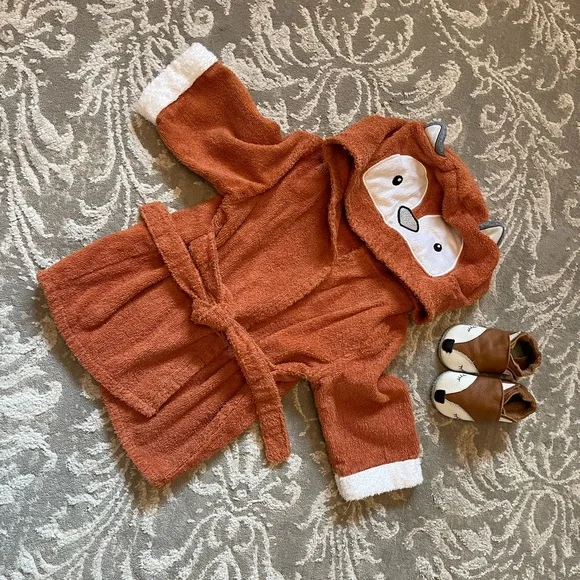 Baby Fox Robe and Slippers - Picture 1 of 1